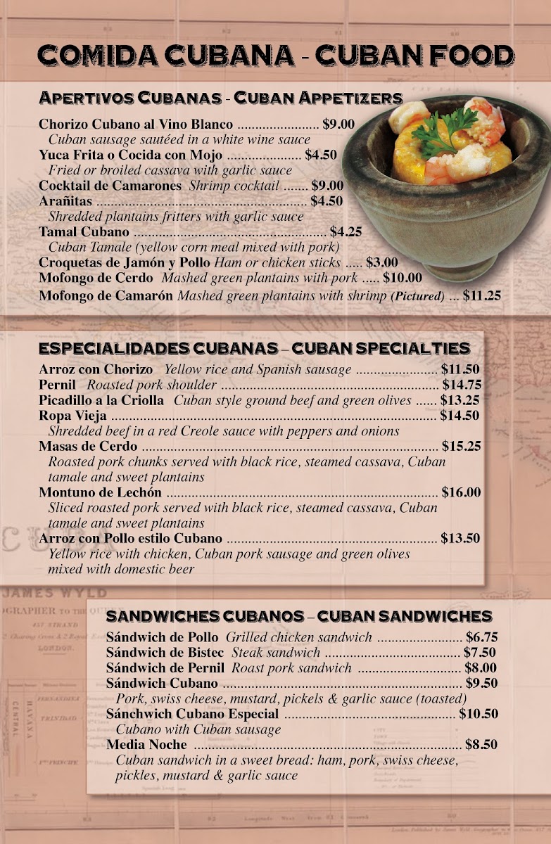 Tierra Colombiana Restaurant Menu - Image 4